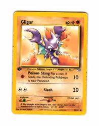 Gligar Common 59/111 1st Edition Neo Genesis Pokemon
