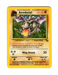 Aerodactyle Holo Rare 1/62 Fossil Pokemon