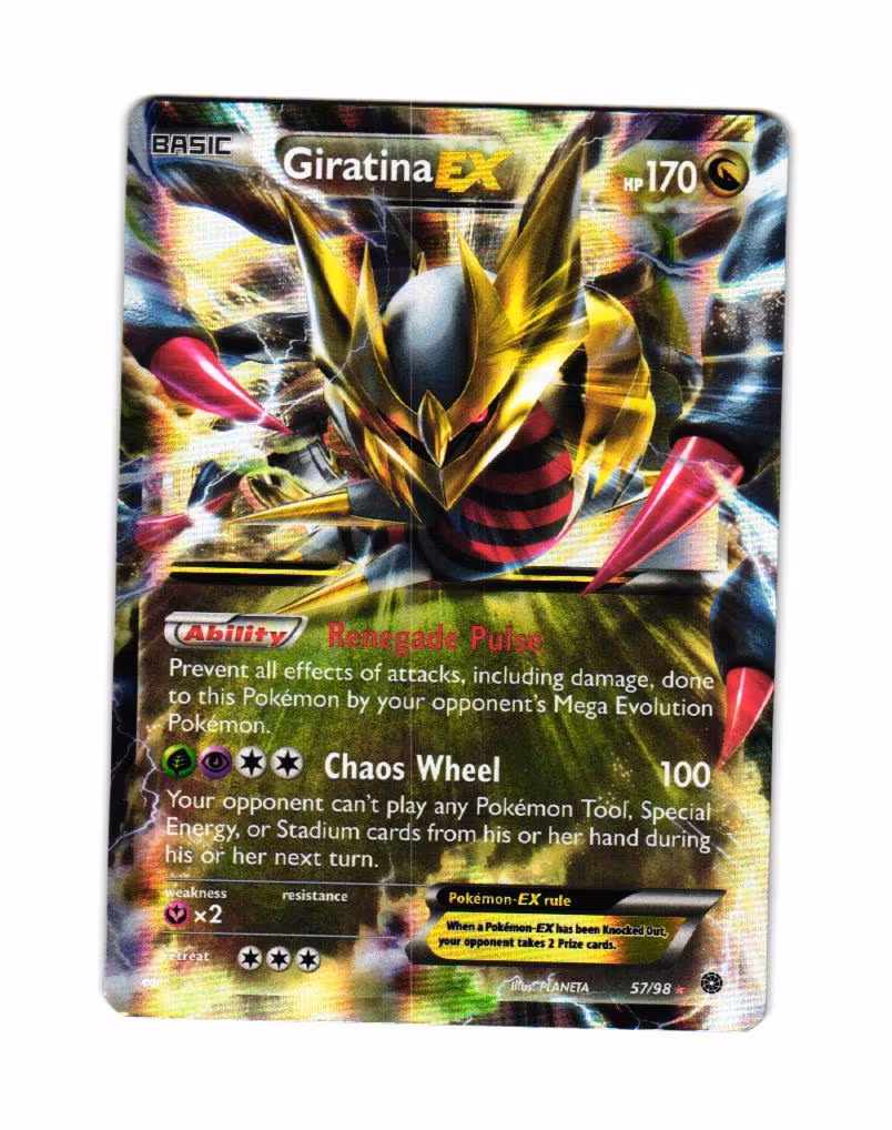 Giratina EX Ultra Rare 57/98 Ancient Origins Pokemon