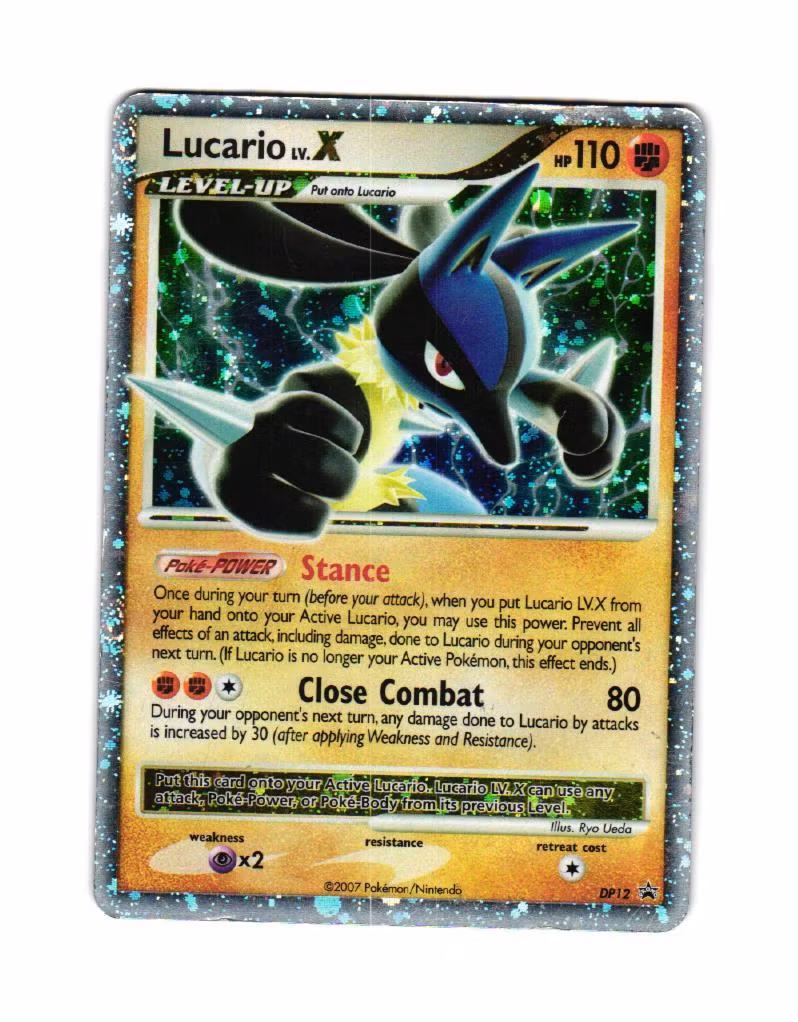 Lucario LV.X DP12 Black Star Promo Pokemon