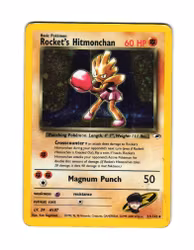 Rockets Hitmonchan Holo Rare 11/132 Gym Heroes Pokemon