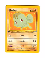 machop Common 73/105 Neo Destiny 1st Edition Pokemon