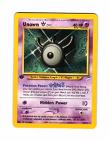 Unown W Rare 29/105 Neo Destiny 1st Edition Pokemon
