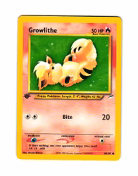 Growlithe Common 68/105 Neo Destiny 1st Edition Pokemon