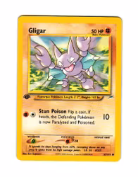 Gligar Common 67/105 Neo Destiny 1st Edition Pokemon