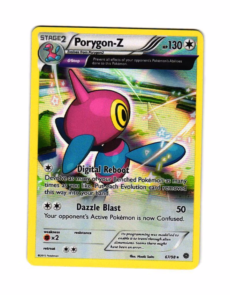 Porygon-Z Reverse Holo Rare 67/98 Ancient Origins Pokemon