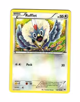 Rufflet Common 129/162 BREAKthrough Pokemon Illustratör Tomokazu Komiya