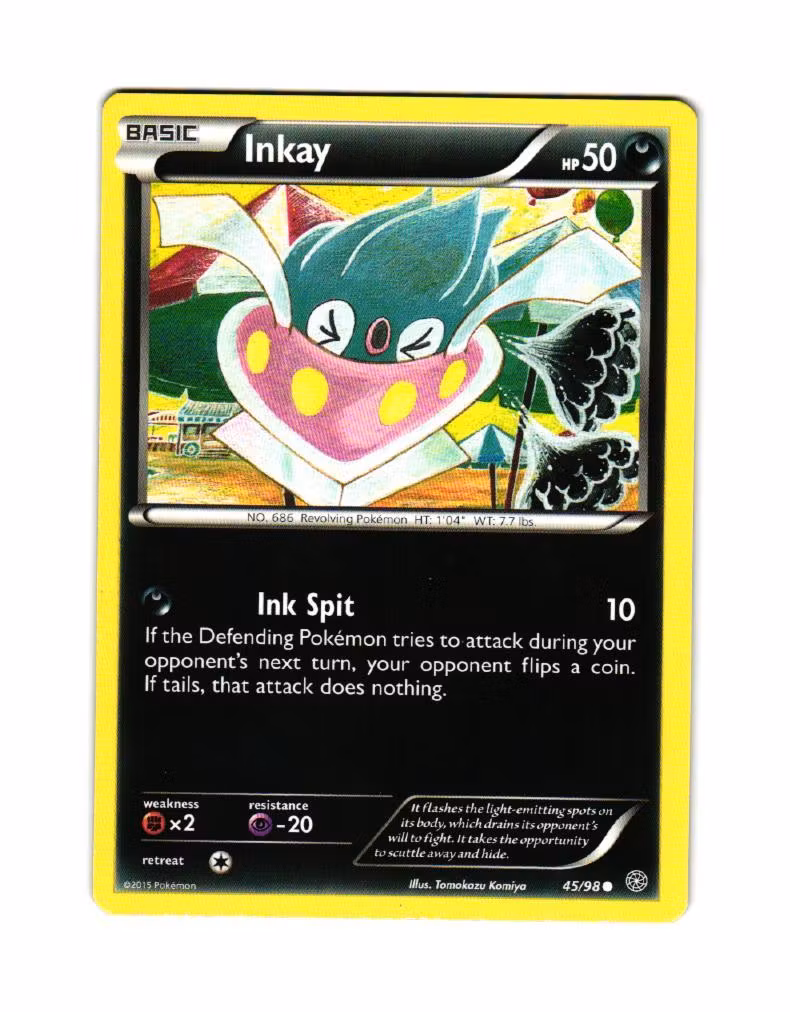 Inkay Common 45/98 Ancient Origins Pokemon