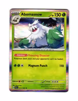 Abomasnow Holo Rare 011/193 Paldea Evolved Pokemon
