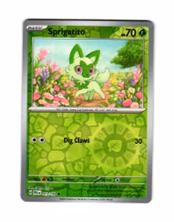 Sprigatito Reverse Holo Common 013/193 Paldea Evolved Pokemon
