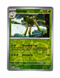 Spidops Reverse Holo Uncommon 018/193 Paldea Evolved Pokemon