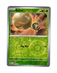 Rellor Reverse Holo Common 025/193 Paldea Evolved Pokemon
