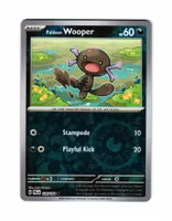 Paldean Wooper Reverse Holo Common 129/193 Paldea Evolved Pokemon
