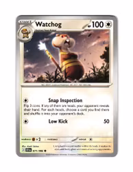 Watchog Common 071/086  Chaos Rising Pokemon