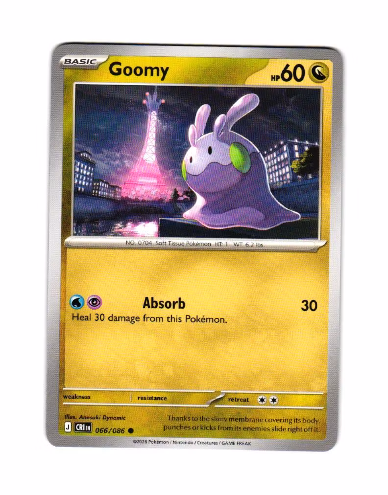 Goomy Common 066/086  Chaos Rising Pokemon