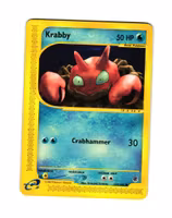 Krabby Common 115/165 Expedition Base Set Pokemon
