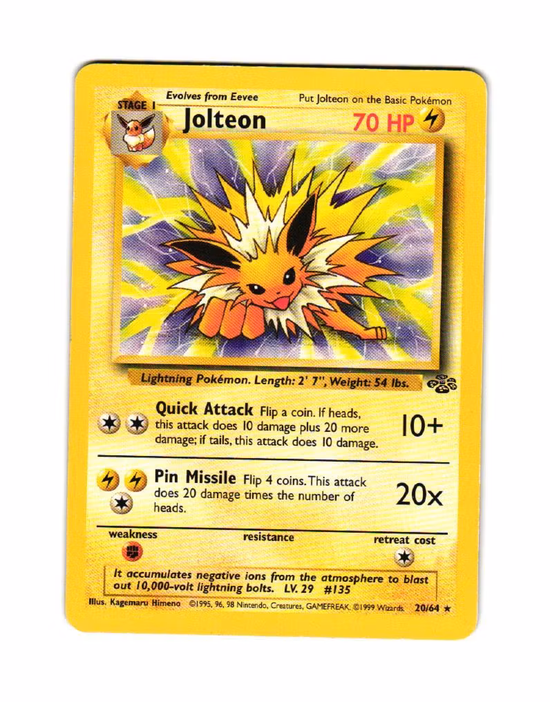 Jolteon 20/64 Jungle Pokemon