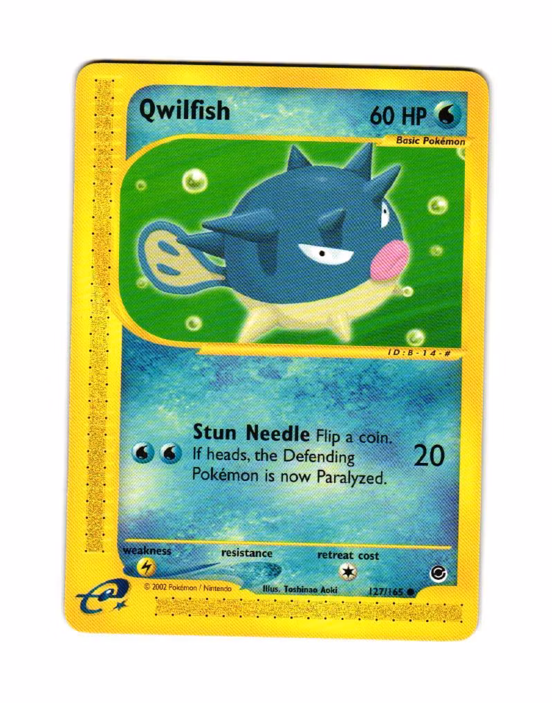 Qwilfish Common 127/112 EX FireRed & LeafGreen Pokemon