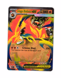 Mega Emboar ex 035 Mega Evolution Black Star Promo