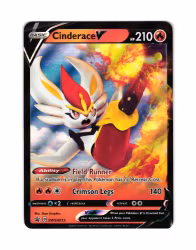 Cinderace V  SWSH015 Black Star Promo Pokemon