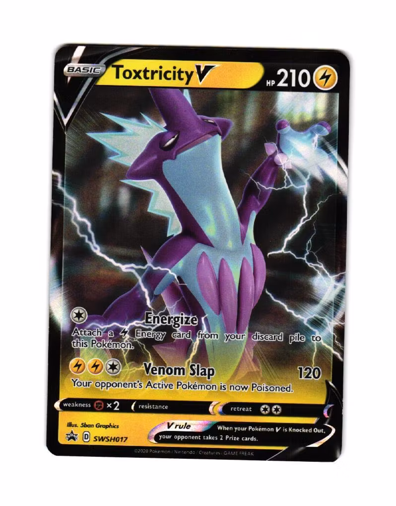 Toxtricity V  SWSH017 Black Star Promo Pokemon