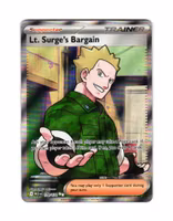 Lt Surges Bargain Ultra Rare 170/132 Mega Evolution Pokemon