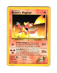 Blains Magmar Uncommon 37/132 Gym Heroes Pokemon