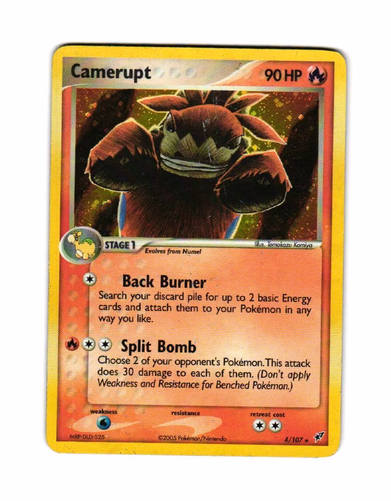 Camerupt Holo Rare 4/107 EX Deoxys Pokemon