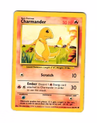 Charmander 46/102 Common Base Set Pokemon TCG