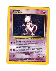 Mewtwo Holo Rare 10/102 Base Set Pokemon