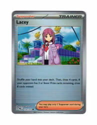 Lacey Reverse Holo PokeBall Uncommon 114/133 Prismatic Evolutions Pokemon