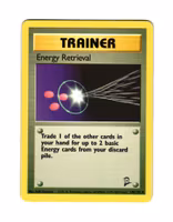Energy Retrieval Uncommon 110/130 Base Set 2 Pokemon