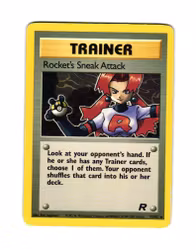 Rockets Sneak Attack Rare 72/82 Team Rocket Pokemon