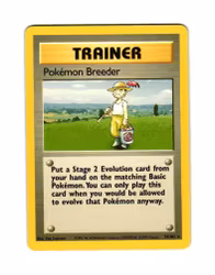 Pokemon Breeder Rare 76/102 Base Set Pokemon
