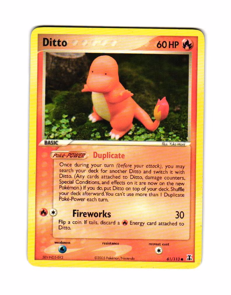 Charmander Common 61/113 EX Delta Species Pokemon