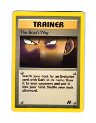 The Bosss Way Uncommon 73/82 Team Rocket Pokemon