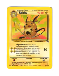 Raichu Rare 29/62 Fossil Pokemon