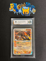 Regirock ex 096 EX Hidden Legends Pokemon Graded Card 8 RaukCard