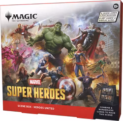 Magic The Gathering: Magic Marvel Super Heroes Scene Box Heroes United