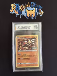 Groudon Holo Promo 081 Celestial Storm Pokemon Graded Card 7 Rauk Card