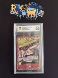 Usopp ST01-002 One Piece Graded Card 9 Rauk Card