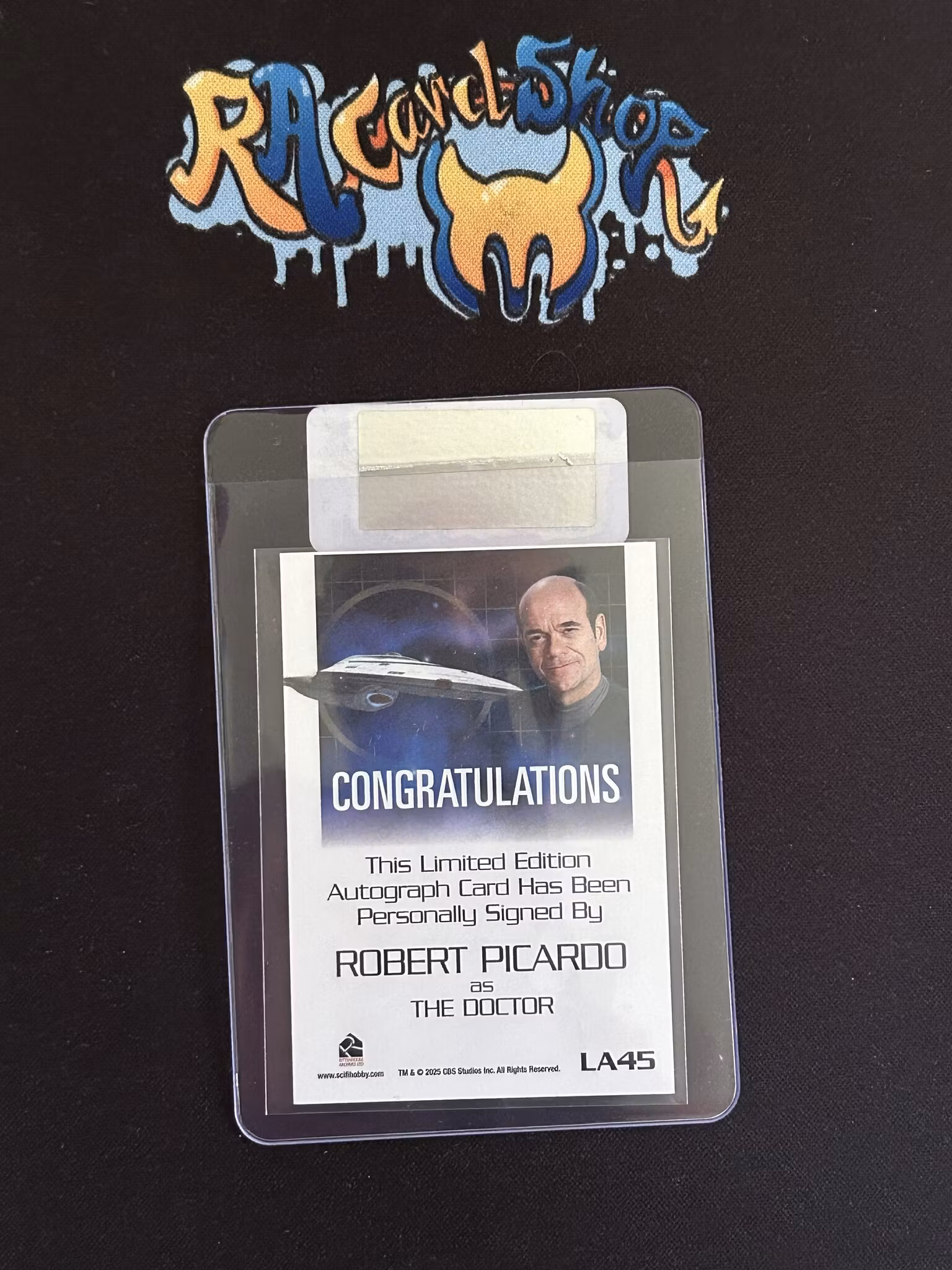 Robert Picardo Singed Star Trek Pregrade 7 Rauk Card