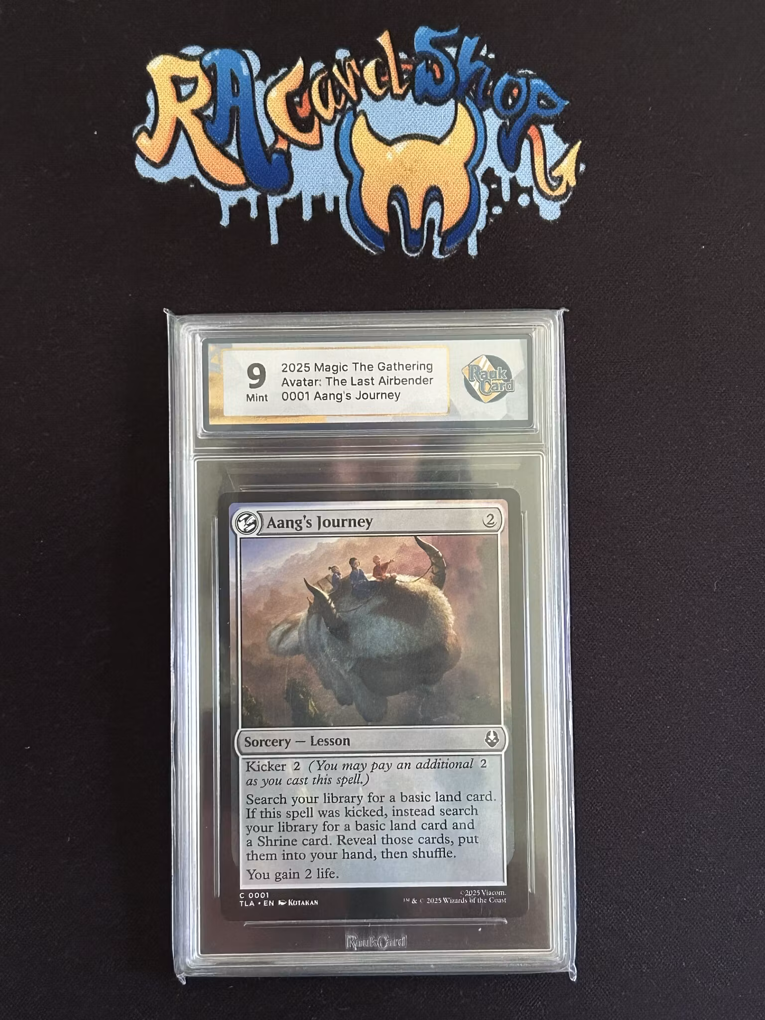 Aangs Journey 0001 Magic The Gathering Graded Card 9 Rauk Card