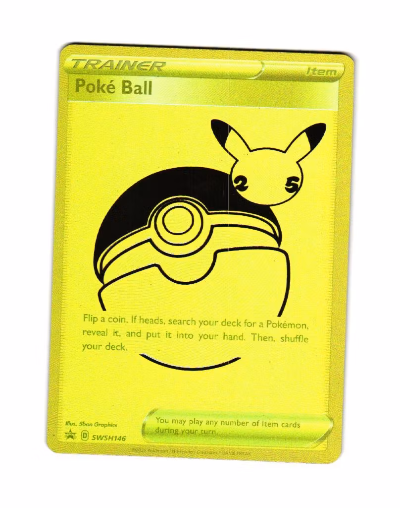 Poke Ball SWSH146 Gold Card (Sealed) Black Star Promo Pokemon