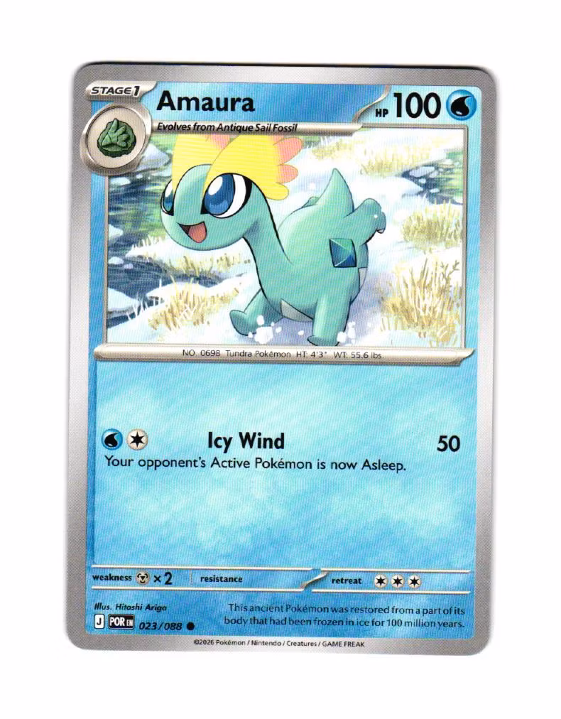 Amaura Common 023/088 Perfect Order Pokemon