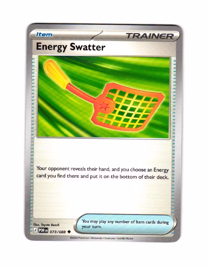 Energy Swatter Uncommon 073/088 Perfect Order Pokemon