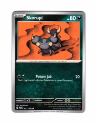 Skorupi Common 051/088 Perfect Order Pokemon