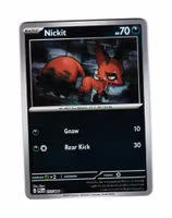 Nickit Reverse Holo Common 053/084 Pitch Black Pokemon