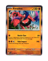 Koraidon Holo Rare 047/084 Pitch Black Pokemon