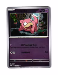 Slowpoke Reverse Holo Common 029/084 Pitch Black Pokemon